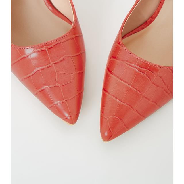 red kitten heels wide fit