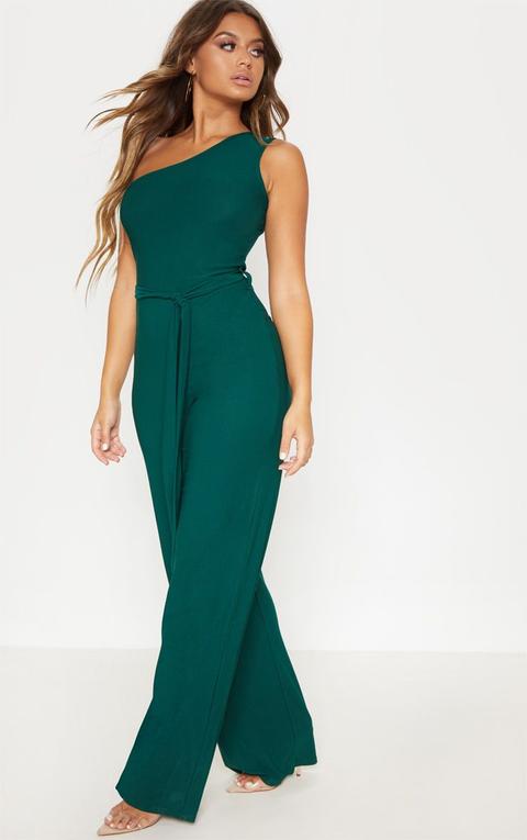 jumpsuit emerald green