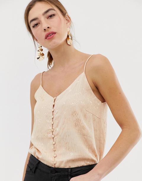 Y A S Geblumtes Camisole Oberteil Aus Satin From Asos On 21 Buttons