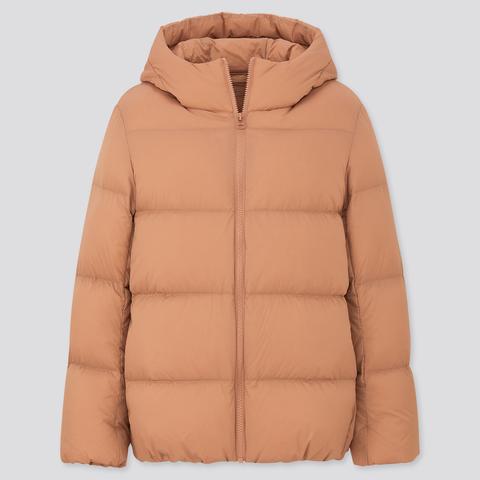 Parka Plumas Ultra Ligeras Volumen Capucha Mujer