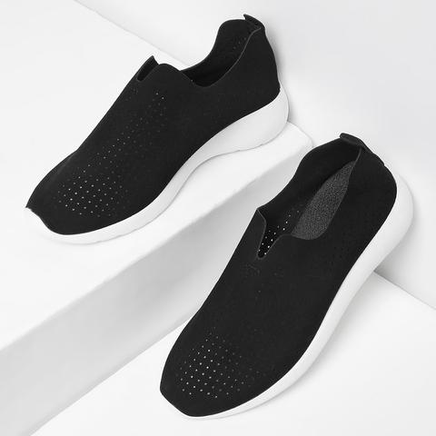 Zapatillas De Ante Slip On Arriba Baja