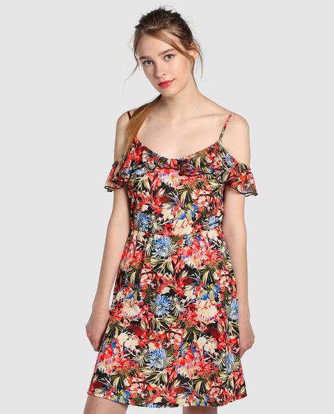 Easy Wear - Vestido Mujer De Flores Volantes from Corte Ingles on 21 Buttons