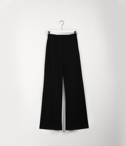 Pantalone Elastico Con Gamba Ampia