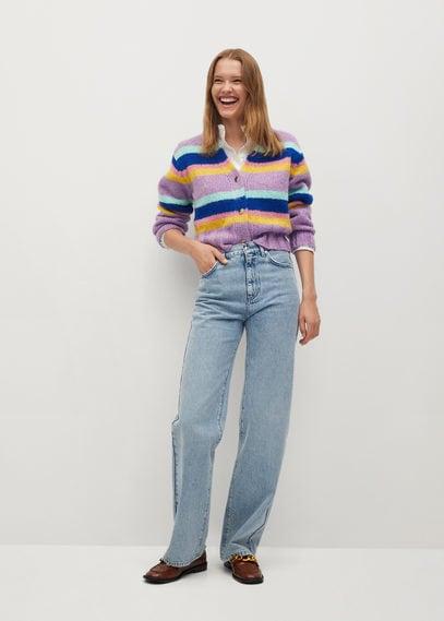 Cardigan Maille Multicolore