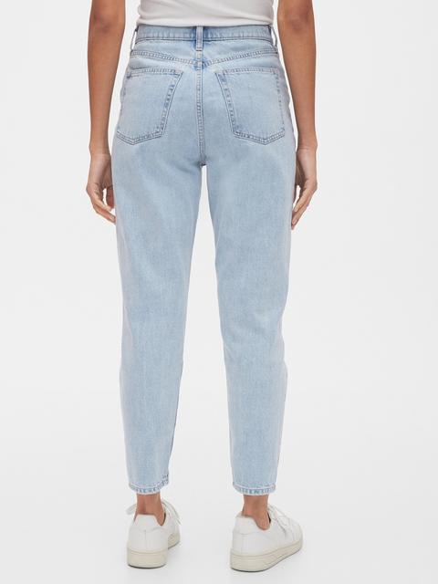 gap high waisted mom jeans