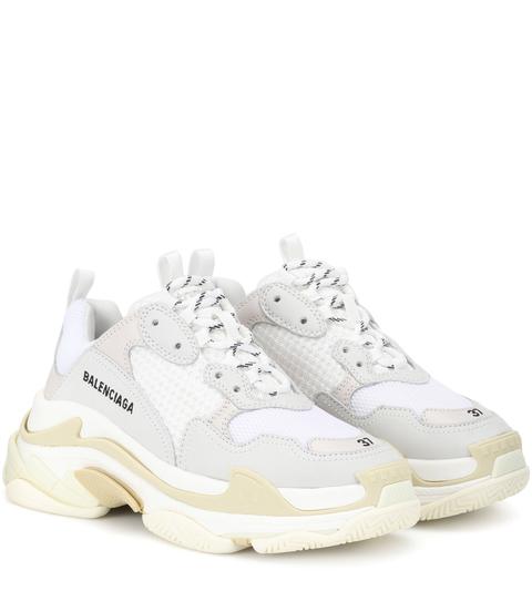 Sneakers Triple S Mit Leder