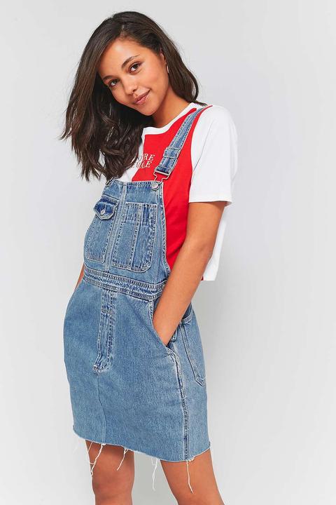 Urban Renewal Vintage Customised Denim Dungaree Dress