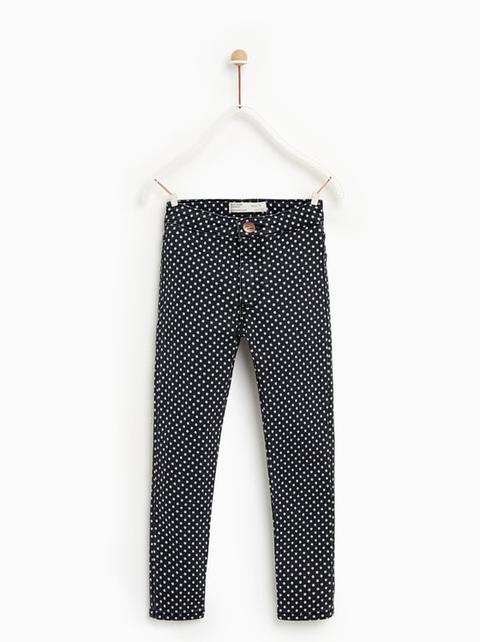 Jeggings A Pois