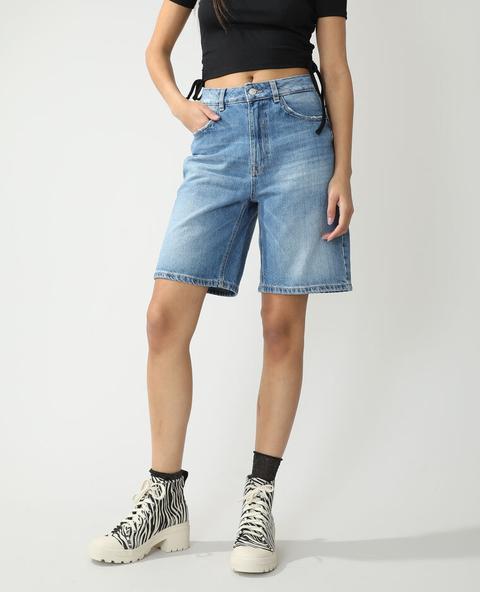 Bermuda En Jean High Waist