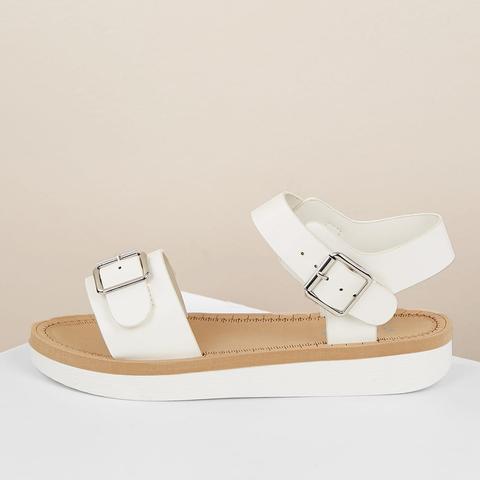 Sandales À Plate-forme Avec Boucles
