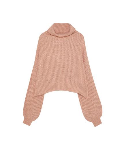 Pullover Oversize Collo Dolcevita