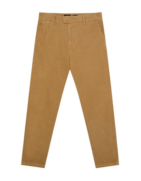 Pantaloni Chino In Velluto A Costine