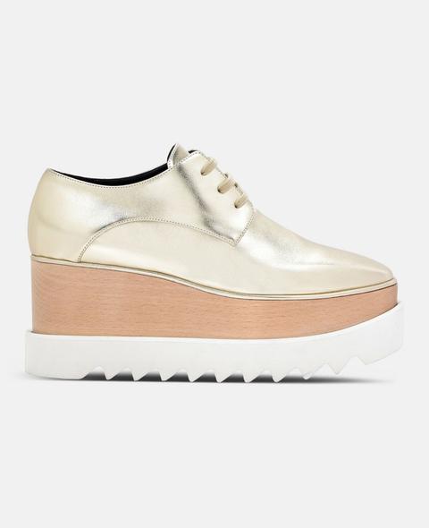 Gold stella deals mccartney shoes