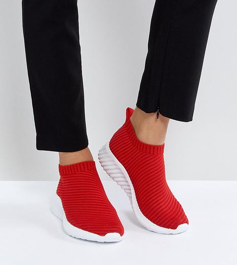 Asos - Darlington - Sneakers Con Calzino - Rosso