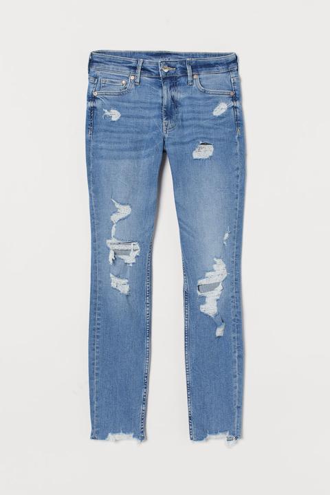 Skinny Regular Ankle Jeans - Azul