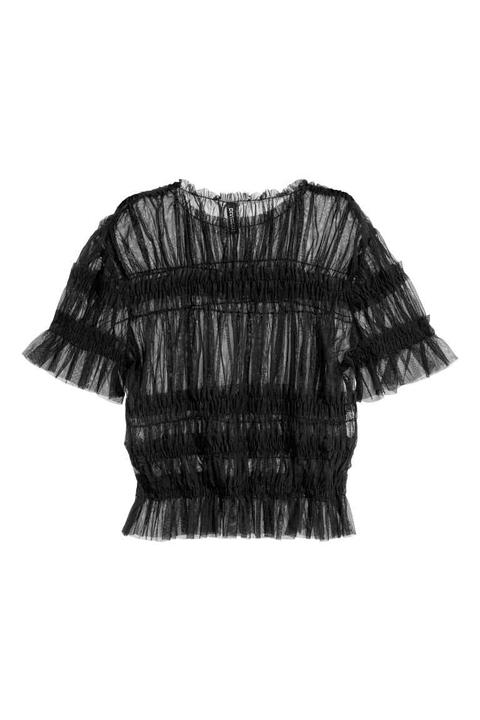 Top In Tulle Con Smock