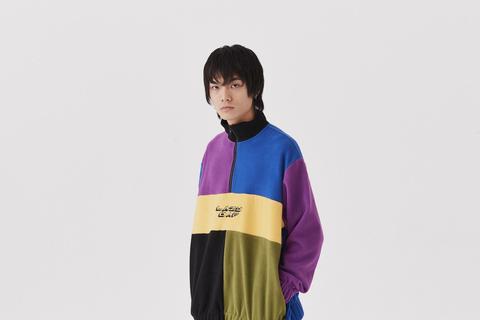 Lazy Oaf Colour Block 1/4 Zip Fleece from Lazy Oaf on 21 Buttons