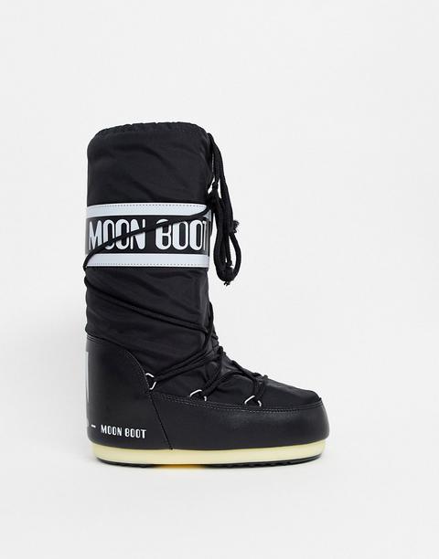 Moon Boot Nylon Icon Snowboots In Black