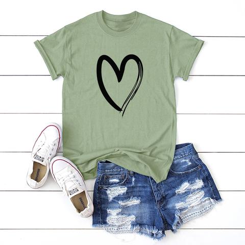 Heart Print Tee