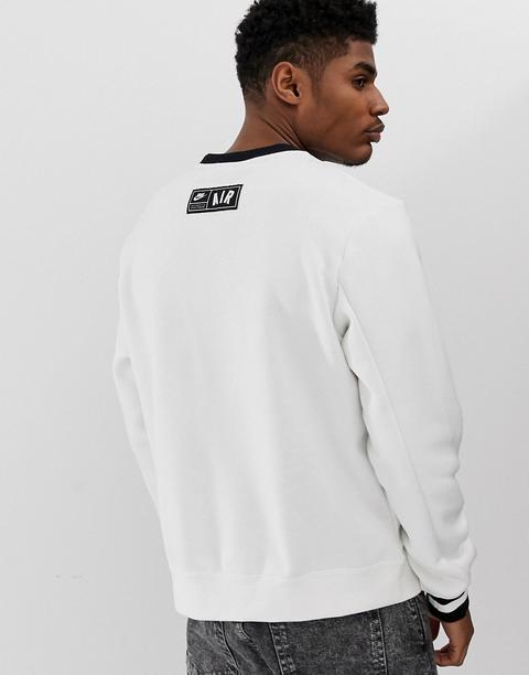 Nike Air Logo Sweatshirt White from ASOS on 21 Buttons