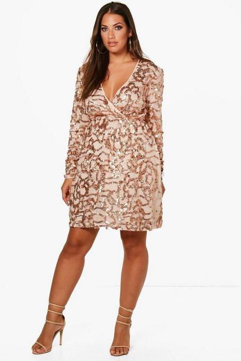 robe grande taille boohoo