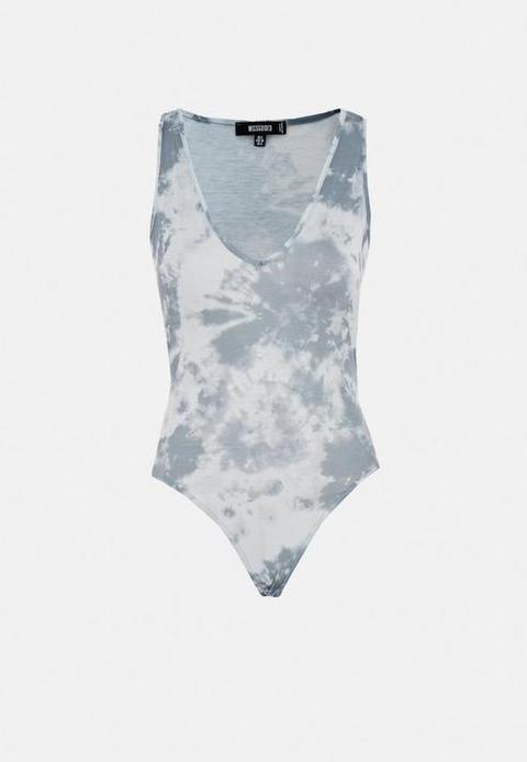 grey tie dye bodysuit