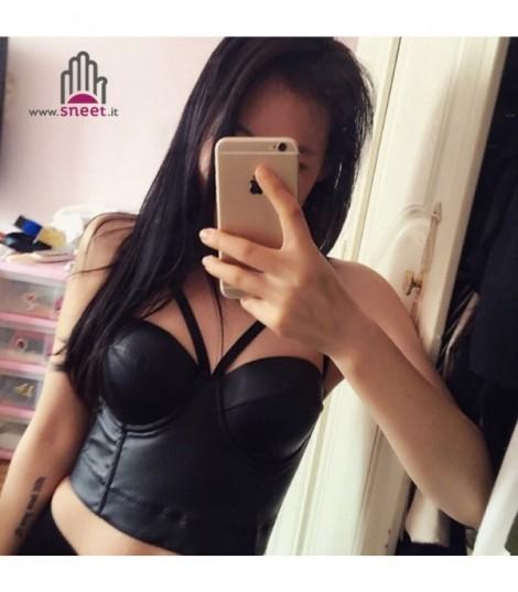 Crop Top Ecopelle Klora