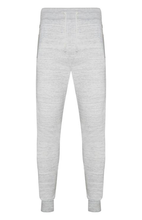 grey fitted joggers