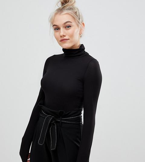 New Look Petite - Top Dolcevita Nero - Nero