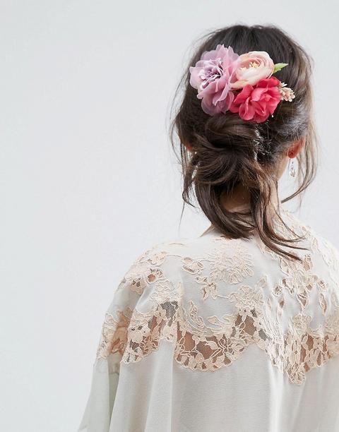 Peineta Para Evento Especial Con Flores Silvestres De Asos