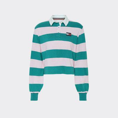 Polo De Rayas Estilo Rugby