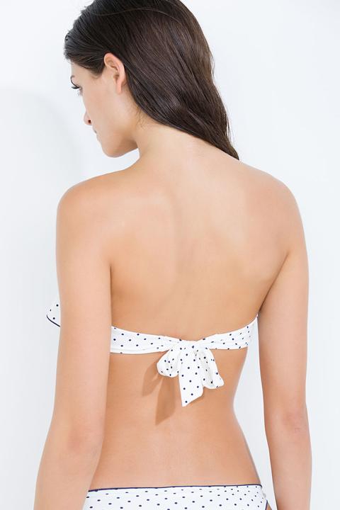 Top De Bikini Bandeau De Topos