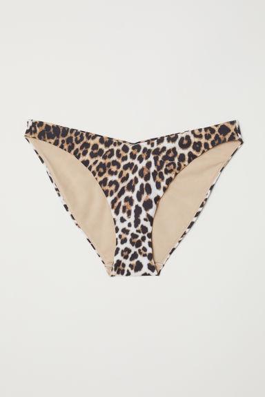 H & M - V-shaped Bikini Bottoms - Beige