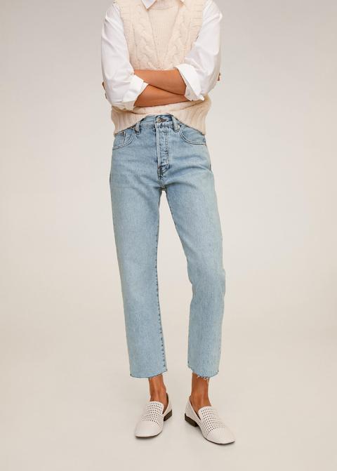 Jeans Straight Fit Crop