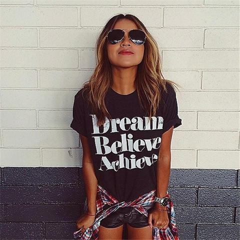 T-shirt Dream, Believe, Achieve