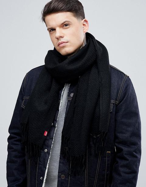 Levi's - Sciarpa Nera - Nero