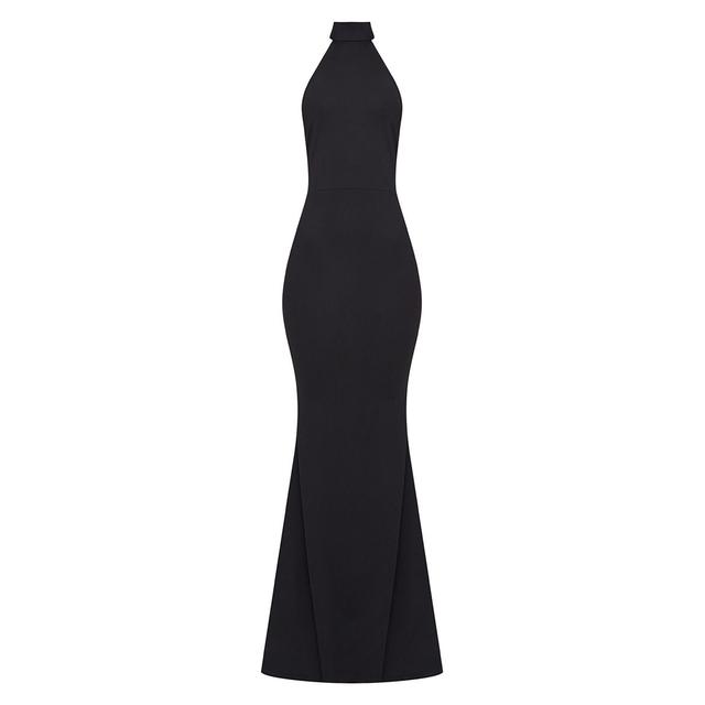 women's black graduation dress A Line V Neck Backless Prom Dresses, Black Backless Formal – jbydress who want to look mini handkerchief dress Lukea Long Sleeve Mini Color:Blue Frost