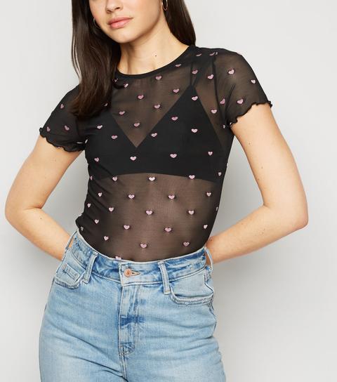 mesh top new look