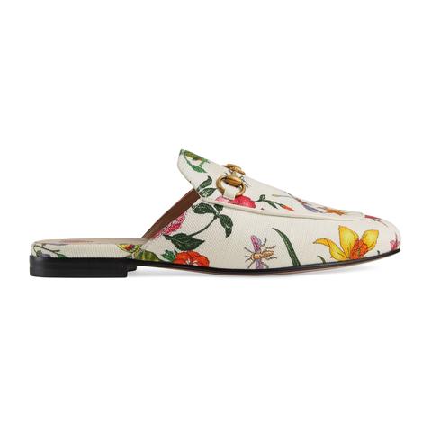 Slipper Princetown Con Stampa Flora
