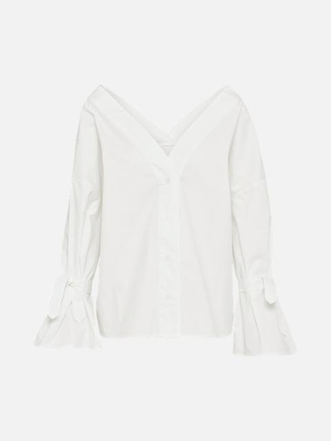 Casual Bluse Mit V-neck