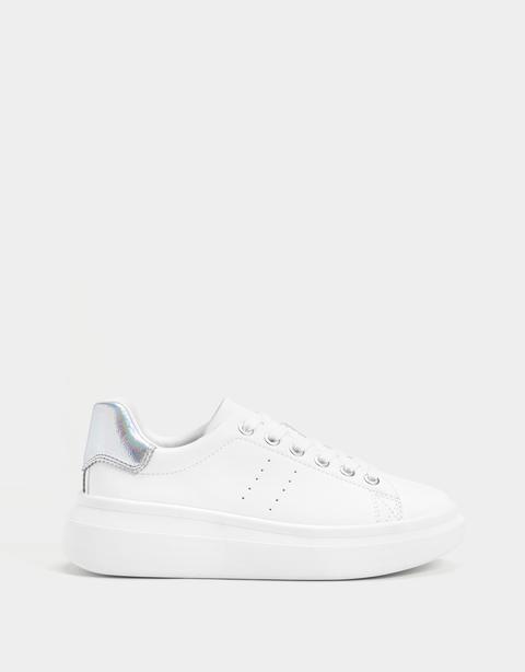 Sneakers Zeppa Dettagli Iridescenti