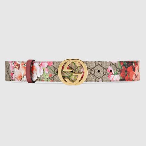 gucci blue bloom belt