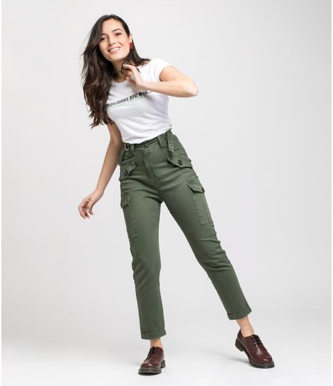 Pantalone Con Tasche Laterali