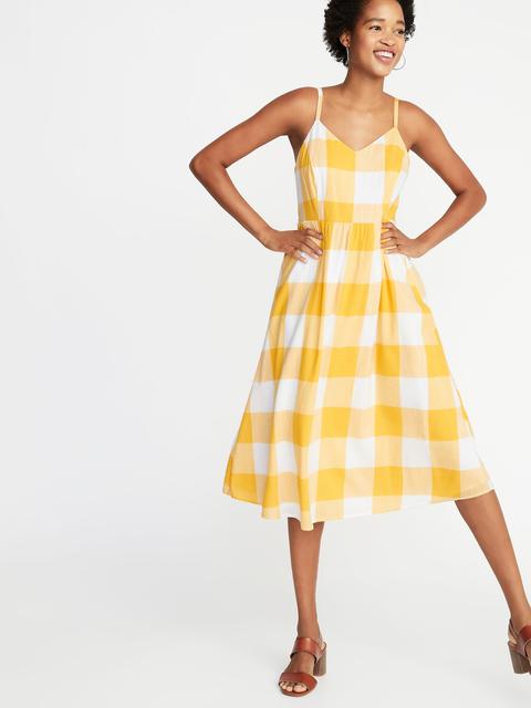 old navy gingham dress