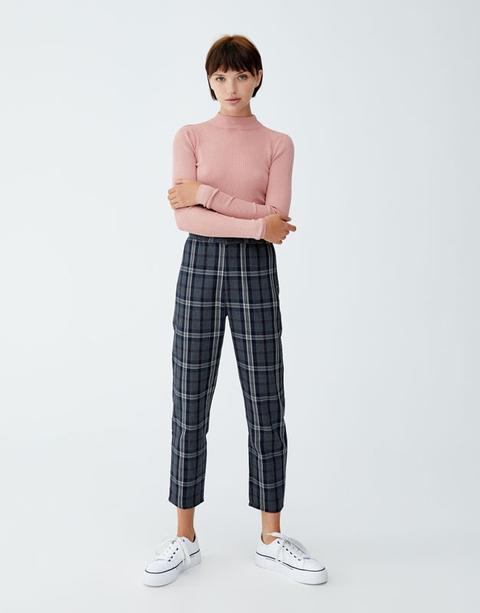 Karierte Tailoring-hose