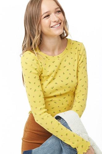 mustard top forever 21