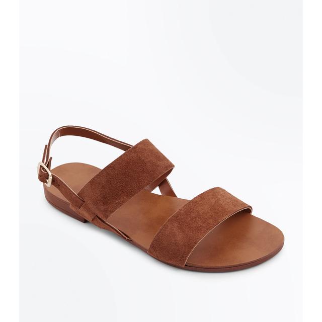 new look double strap sandals