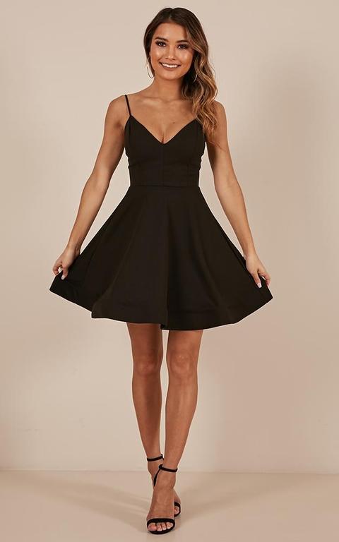 Love Shack Dress In Black