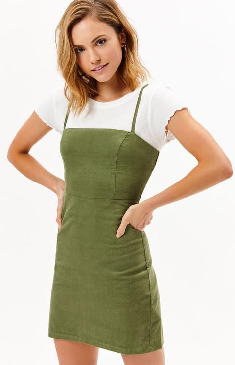 corduroy mini dress