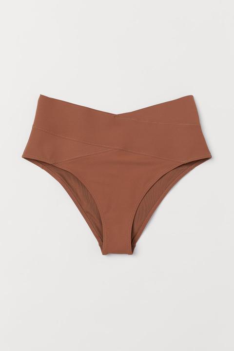 Braga De Bikini High Waist - Beis